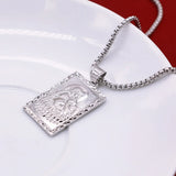 925 Silver Maitreya Buddha Pendant Men's Safety Pendant