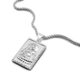 925 Silver Maitreya Buddha Pendant Men's Safety Pendant