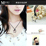 925 Silver Pentagon-star Necklace Couple Men's Women's Necklaces