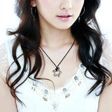 925 Silver Pentagon-star Necklace Couple Men's Women's Necklaces