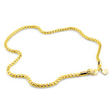 S925 Sterling Silver Box Necklace 3MM Thin Chain Long Silver Chain Men's Women's