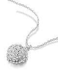 S925 Silver Flower Snake Bone Necklace for Women, Collarbone Chain Gift for Wife