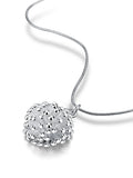 S925 Silver Flower Snake Bone Necklace for Women, Collarbone Chain Gift for Wife