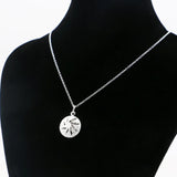 S925 Silver Frosted Ball Necklace Collarbone Chain Workplace Jewelry