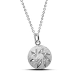 S925 Silver Frosted Ball Necklace Collarbone Chain Workplace Jewelry