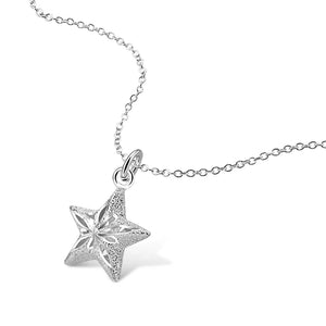 925 Silver Star Necklace for Men, Boyfriend Gift