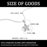 925 Silver Star Necklace for Men, Boyfriend Gift