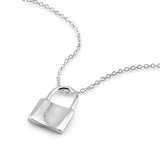 S925 Silver Lockhead Necklace Couple Men's Women's Necklaces Gift