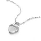 S925 Silver Lockhead Necklace Couple Men's Women's Necklaces Gift