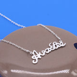 S925 Sterling Silver Alphabet Necklace Hipster Ins Short Necklace Jewelry