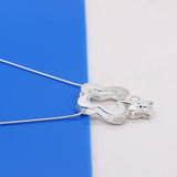 S925 Sterling Silver Plum Necklace for Women
