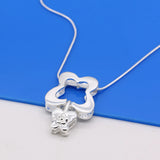 S925 Sterling Silver Plum Necklace for Women
