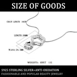 S925 Sterling Silver Plum Necklace for Women
