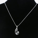 Robot Necklace, Silver & Diamond, Collarbone Chain, Thanksgiving Gift