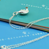 S925 Small Goldfish Necklace Solid Fish Pendant Women's Chain