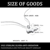 S925 Sterling Silver Bone Necklace - Exaggerated Collarbone Chain