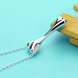 S925 Silver Dog Necklace for Men and Women, Christmas Gift