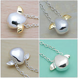 Solid Angel Egg Necklace Women's Star Collarbone Chain Gift for Thanksgiving