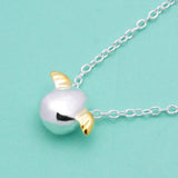Solid Angel Egg Necklace Women's Star Collarbone Chain Gift for Thanksgiving