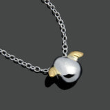 Solid Angel Egg Necklace Women's Star Collarbone Chain Gift for Thanksgiving