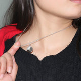 Square Necklace 925 Sterling Silver Young Male Clavicle Chain Jewelry