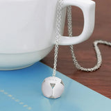 Square Necklace 925 Sterling Silver Young Male Clavicle Chain Jewelry