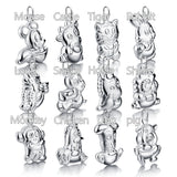 S925 Zodiac Necklace Animal Pendant Silver Jewelry
