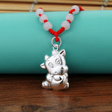 S925 Zodiac Necklace Animal Pendant Silver Jewelry