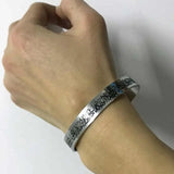 Islamic Allah Quran Ayatul Kursi Stainless Steel Bracelet Bangle