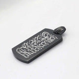 Islamic Shahada Pendant Necklace Aqeeq Allah Quran Muslim Jewelry