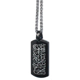 Islamic Shahada Pendant Necklace Aqeeq Allah Quran Muslim Jewelry
