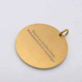 Islamic Allah Engraved Shahada Pendant Necklace