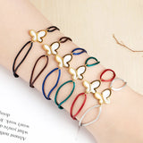 DIY Stainless Steel Rope Bracelet Valentine Couple Bangle
