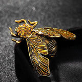 Green Enamel Insect Brooches Men Women Jewelry Christmas Hijab Accessories Brooc