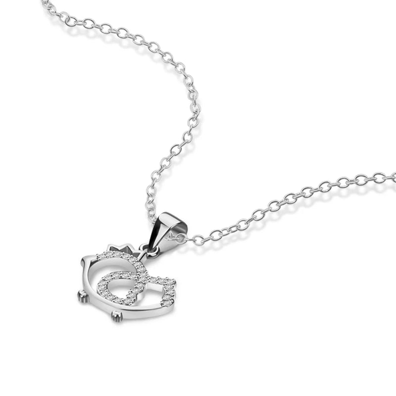 925 Sterling Silver Zuuz Chick Pendant Necklace Rose Jewelry Christmas